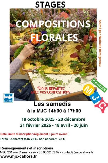 Compositions florales - MJC Cahors