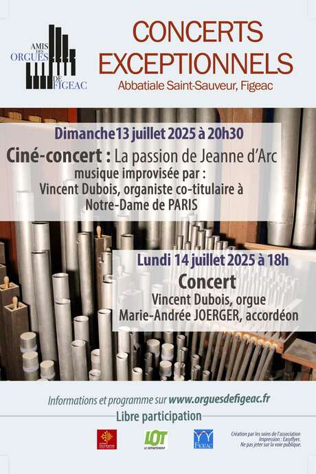 Concert des Amis des Orgues : Ciné-concert