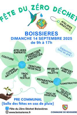 Fête du zéro déchet à Boissières
