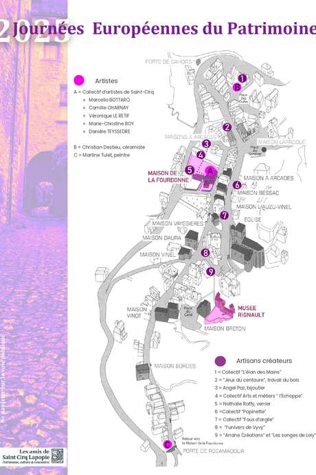 Les Journées du patrimoine à Saint-Cirq-Lapopie