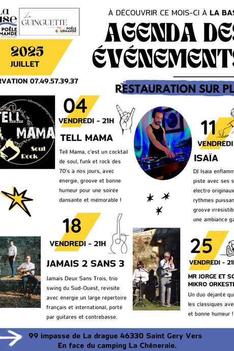 Concert de Tell Mama à la Base de Vers