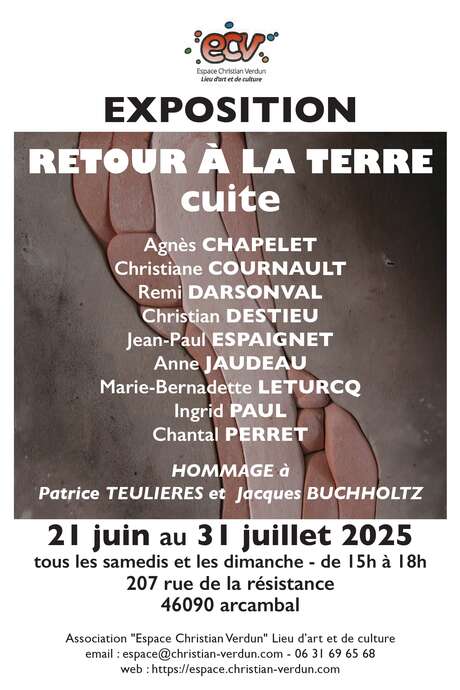 Exposition RETOUR À LA TERRE cuite