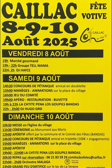 Fête votive de Caillac
