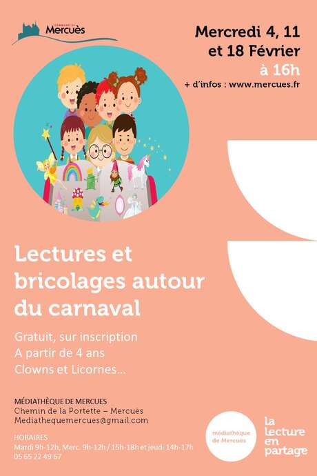 Lectures et bricolage autour du Carnaval