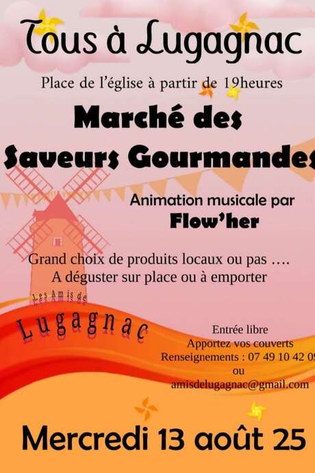 Marché gourmand à Lugagnac