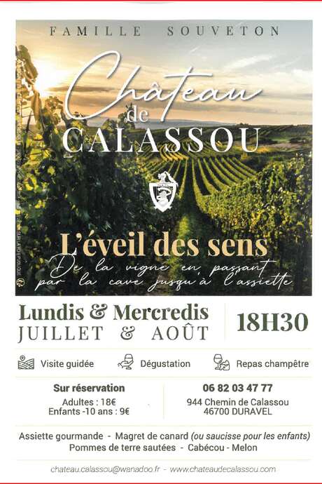 L'Eveil des Sens au Château de Calassou