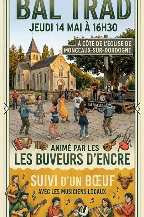 Bal trad à Monceaux-sur-Dordogne