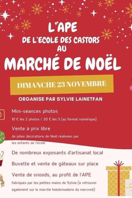 Marché de Noël APE de l'école des Castors à Bagnac