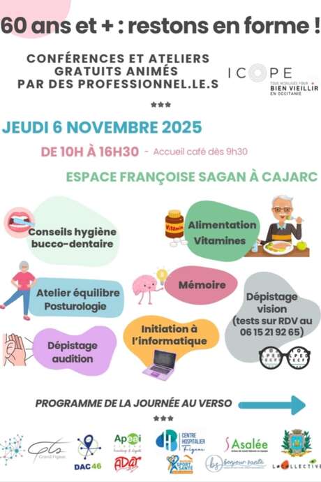 60 ans et + : restons en forme !