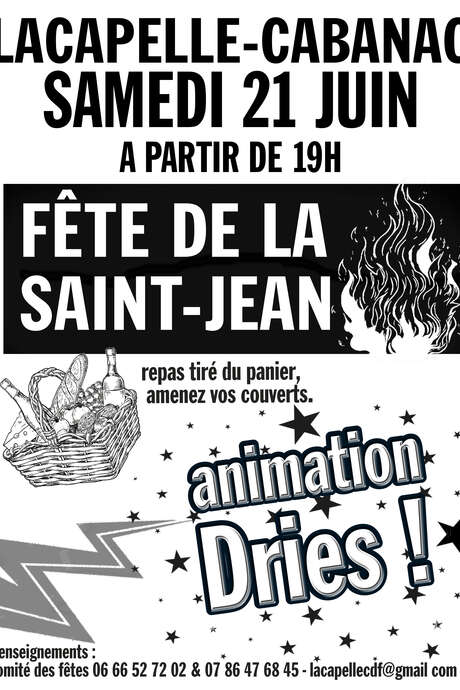 Feu de la Saint-Jean à Lacapelle-Cabanac
