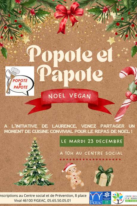 Atelier cuisine à Figeac : Noël 100% vegan