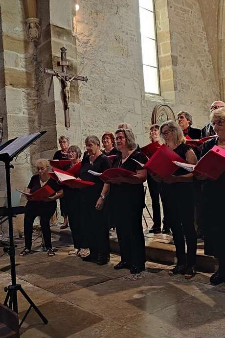 Le Chœur Merlival et Le Choeur de Sarran   en concert à Lacapelle-Marival