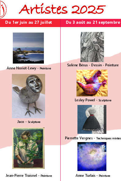 Exposition de photographies, dessins, collage et calligraphie à la Maison Jacob
