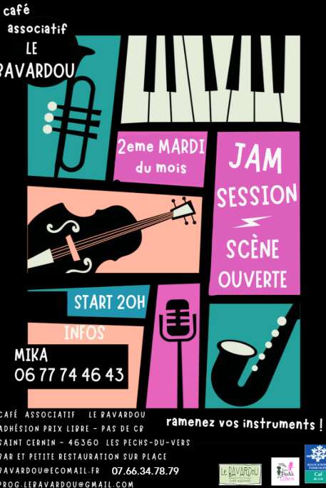 Scènes ouvertes et improvisations musicales au Bavardou