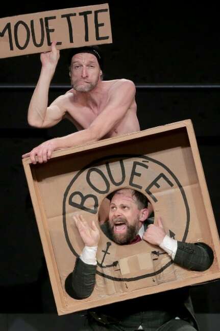 Théâtre de l'Usine - Les gros patinent bien Pierre Guillois  - Olivier Martin-Salvan