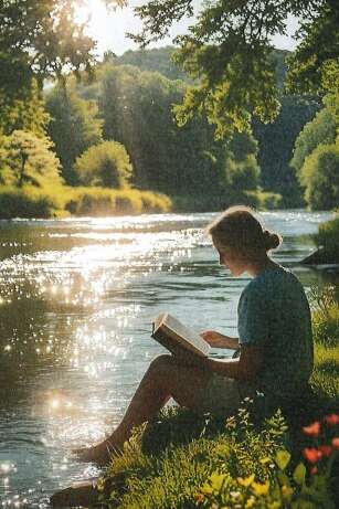 Lire au bord de l’eau