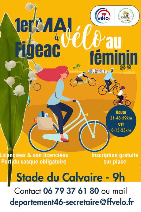 À vélo au féminin à Figeac