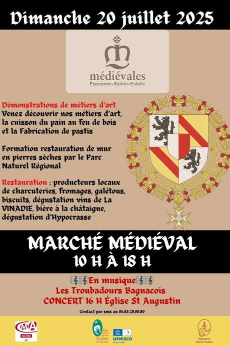 REPORTÉ Marché médiéval à Espagnac-Sainte-Eulalie