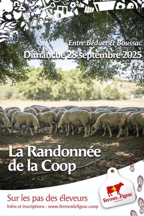 Fermes de Figeac la Randonnée de la Coop "sur les Pas des Éleveurs"