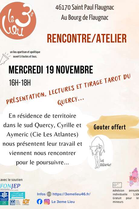 Rencontre atelier avec la Cie Les Atlantes