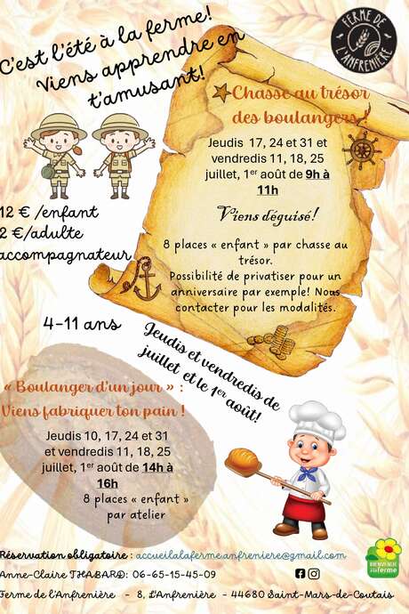 CHASSE AUX TRÉSOR DES BOULANGERS!