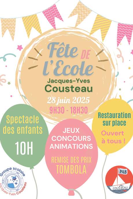 FÊTE DE L'ÉCOLE COUSTEAU
