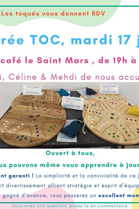 SOIRÉE TOC SOIRÉE TOC