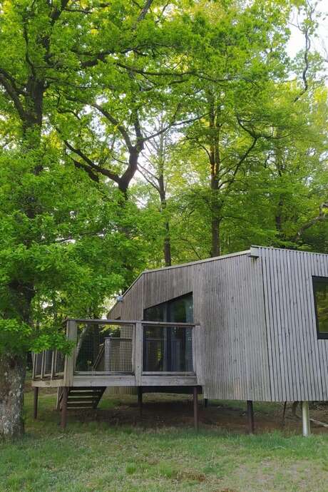 Lodges avec terrasse de L'Etape en Forêt