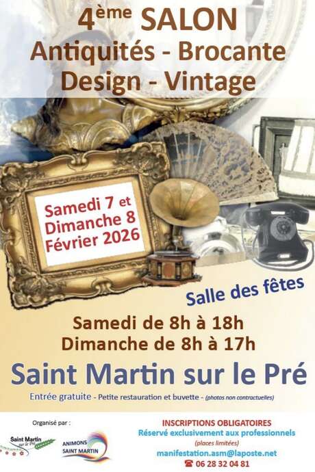 Salon Antiquités à St-Martin-sur-le-Pré