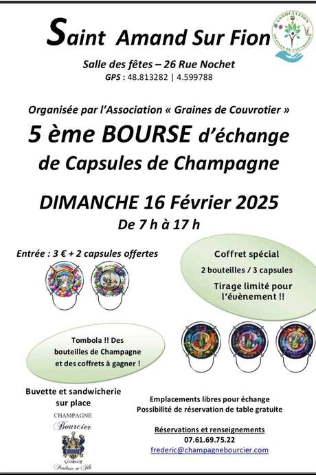 Bourse d'échange de capsules de champagne