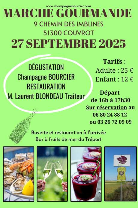 Marche Gourmande du Champagne Bourcier