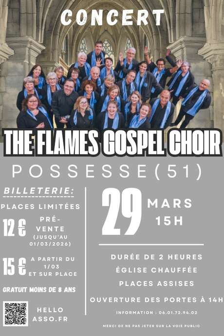 Concert : The Flames Gospel Choir