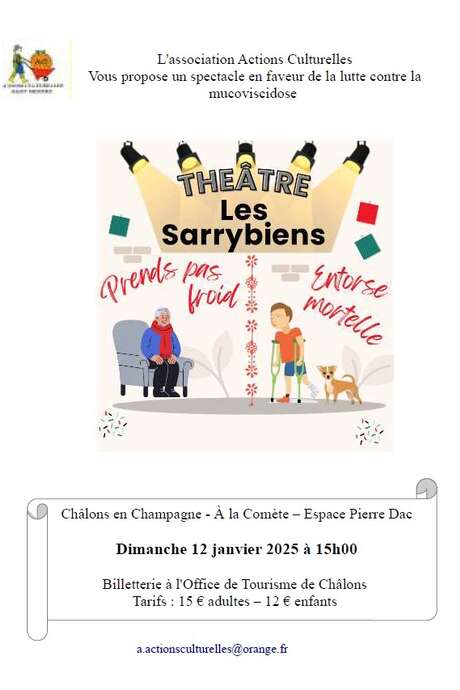 Théâtre : Les Sarrybiens Le 12 janv 2025