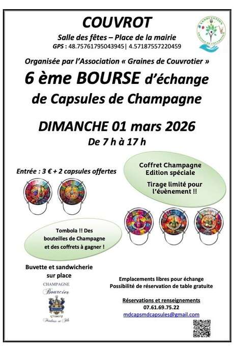 Bourse d'échange de capsules de champagne