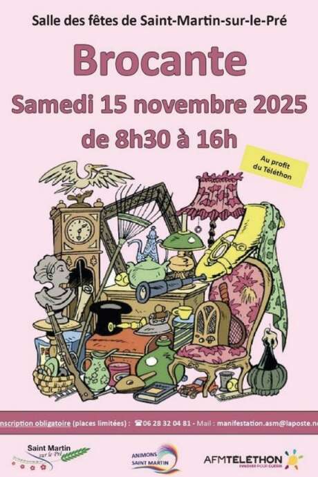 Brocante de Saint-Martin-sur-le-Pré