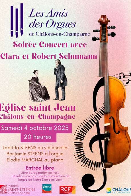 Concert Orgue, piano et violoncelle