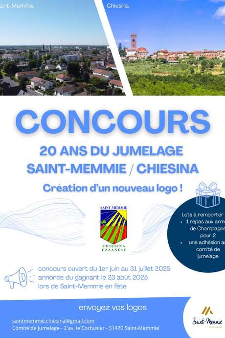 Concours : 20 ans du jumelage Saint-Memmie - Chiesina
