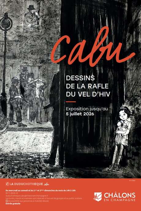 Exposition : Cabu, dessins de la Rafle du Vel d'Hiv