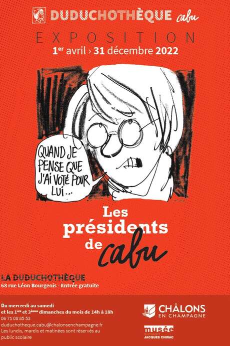 Exposition : Les Présidents de Cabu Exposition : Les Présidents de Cabu