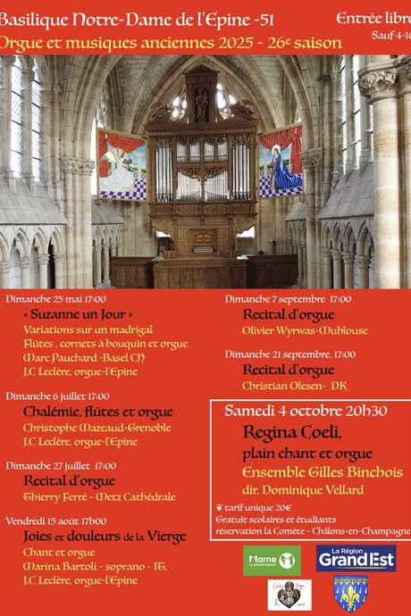 26ème Festival d'Orgue et Musiques Anciennes