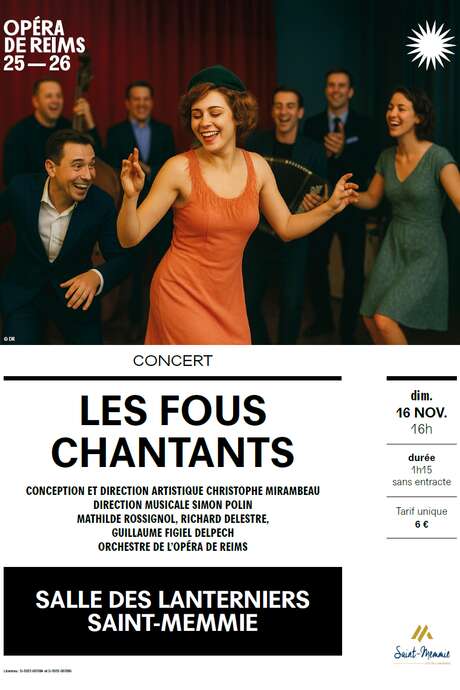 Spectacle : Les Fous Chantants