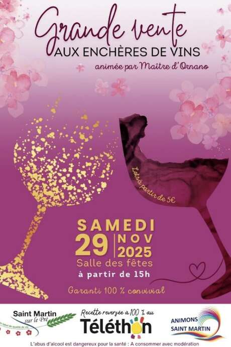 Grande Vente aux Enchères de Vins