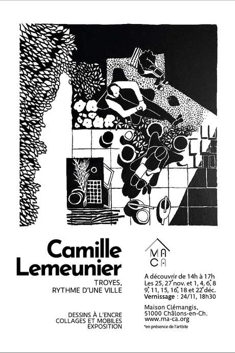 Exposition Camille Lemeunier, Troyes, rythme d'une ville Exposition Camille Lemeunier, Troyes, rythme d'une ville