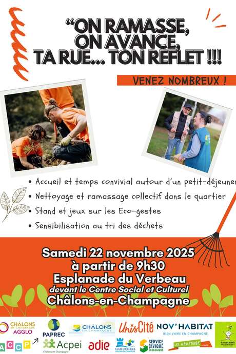 On ramasse, on avance... ta rue, ton reflet