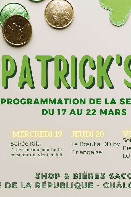 Semaine de la St Patrick au Sacobri