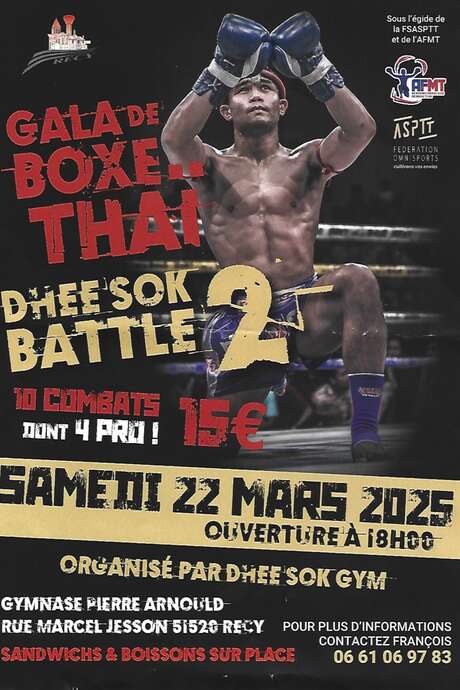 Gala de Boxe Thaï Dhee Sok Battle