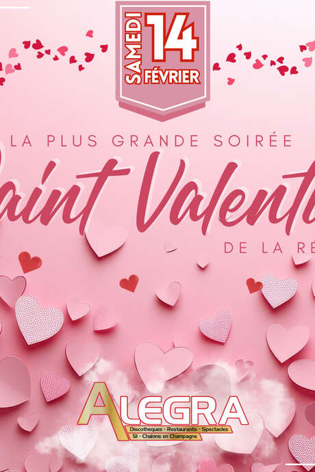 Soirée Saint-Valentin à l'Alegra