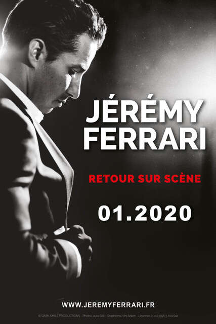 JEREMY FERRARI « ANESTHESIE GENERALE » REPORTÉ JEREMY FERRARI « ANESTHESIE GENERALE » REPORTÉ