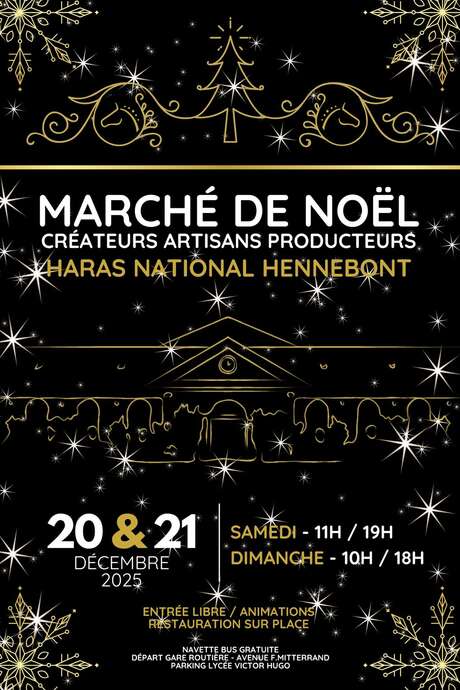 Marché de Noël au Haras national d'Hennebont