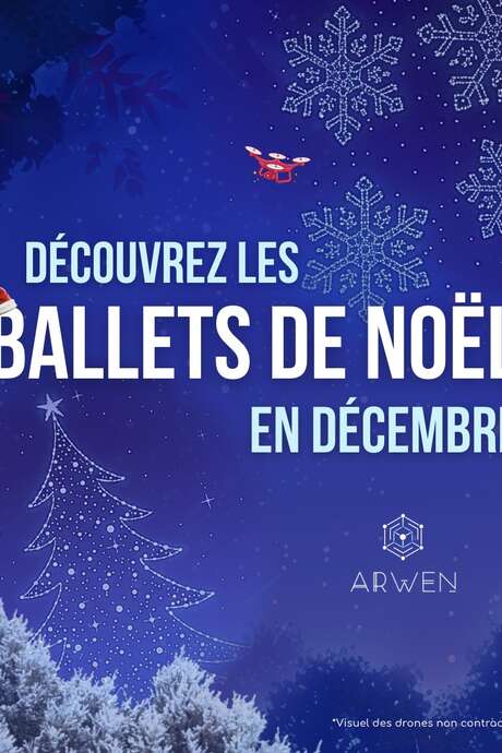 Ballet de drones de Noël